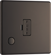 BG FBN55 Nexus Screwless Flat-Plate Unswitched Fused Connection Spur Unit Flex by British General (BG-FBN55-Shopify-SA_1)