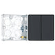 BG Evolve Matt Grey 2 Way Double Edge to Edge Rocker Switch PCDMG42EB with 25mm Steel Back Box