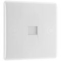 BG 8BTMI/1 Moulded Round Edge | White | 1 Gang Master Telephone Socket (IDC)