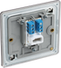 FBNBTS1 Back - This Secondary telephone socket from British General uses a screw terminal connection and should be used for an additional telephone point which feeds from the master telephone socket.