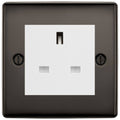 BG Nexus Black Nickel 13A Unswitched Socket NBNUSSW