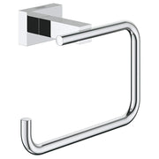Grohe ESSENTIALS CUBE TOILET ROLL HOLDER W/O COVER - 40507001 by Grohe (Grohe-40507001)