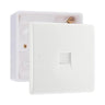 BG Electrical Single Slave Telephone Socket (IDC) & 32mm Pattress Back Box by British General (BG-8BTSI/1+891)
