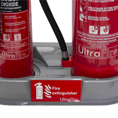 Extinguishers & Equipment: Double Universal Economy Fire Point - UltraFire Grey by UltraFire (SAFELINCS-UFUVP2G)