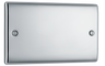 BG NPC95 Nexus Metal Polished Chrome 2 Gang Blanking Plate by British General (BG-NPC95-Shopify-SA_1)