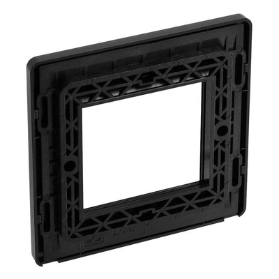 BG Evolve Matt Black 45A Flex Outlet Euro Module | Black Insert