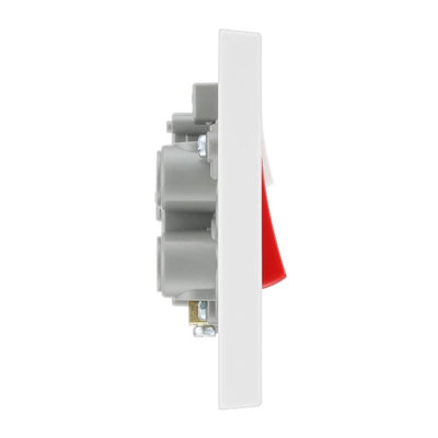 BG 971 Moulded Square Edge | White | 45A Switch 13A Switched Socket Cooker Control Unit by British General (BG-971)