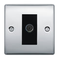 BG Nexus Metal Polished Chrome Co-axial Socket NPC60B