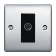 BG Nexus Metal Polished Chrome Co-axial Socket NPC60B by British General (BG-NPC60B)