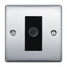 BG Nexus Metal Polished Chrome Co-axial Socket NPC60B by British General (BG-NPC60B)