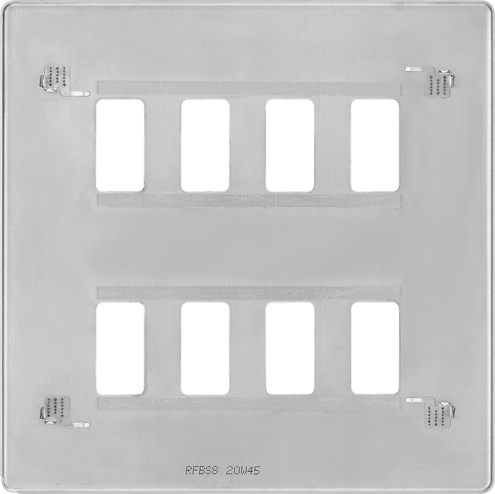 RFBS8 Back - The Grid modular range from British General allows you to build your own module configuration with a variety of combinations and finishes.