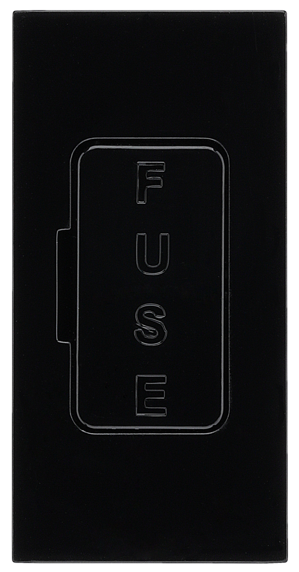 BG EMFUSEB Euro Module 13A Fused Module - Black