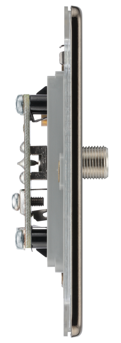 FBN64 Side - This satellite socket from British General can be used to install satellite cables while maintaining maximum signal quality.