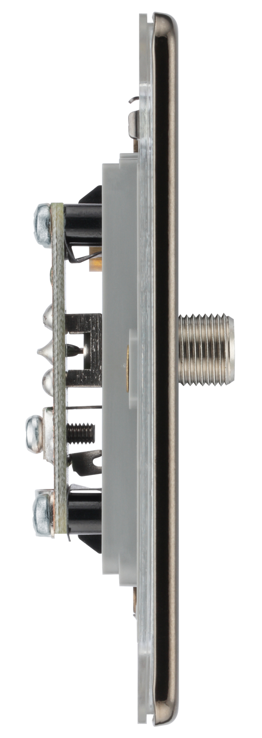 FBN64 Side - This satellite socket from British General can be used to install satellite cables while maintaining maximum signal quality.