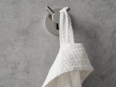 Corby Harrogate Double Clothes Hook in Polished Steel