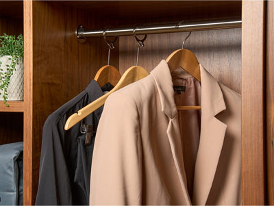 Corby Clifford Hooked Suit Hanger in Light Wood by Corby of Windsor (Corby-27058)