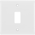 BG R81 Nexus Grid | White | Moulded 1 Module Front Plate