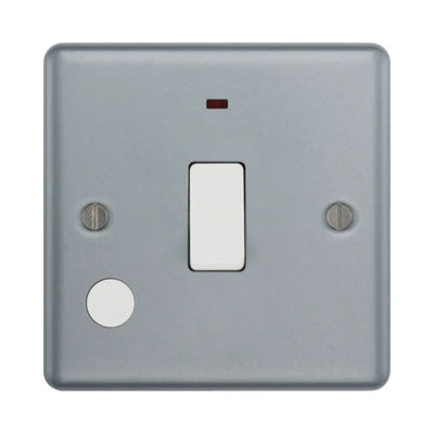 BG MC531 Metal Clad | 1 Gang 20A Flex Outlet Neon Switch by British General (BG-MC531)