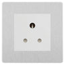 BG Evolve Brushed Steel 5A Unswitched Socket PCDBS5AUSSW by British General (BG-PCDBS5AUSSW)