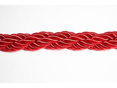 Corby Barrier Stanchion Rope in Red & Brass by Corby of Windsor (Corby-7158)