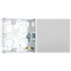 BG Evolve Brushed Steel 2 Way Single Edge to Edge Rocker Switch PCDBS12EW with 25mm Steel Back Box