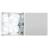 BG Evolve Brushed Steel 2 Way Single Edge to Edge Rocker Switch PCDBS12EW with 25mm Steel Back Box