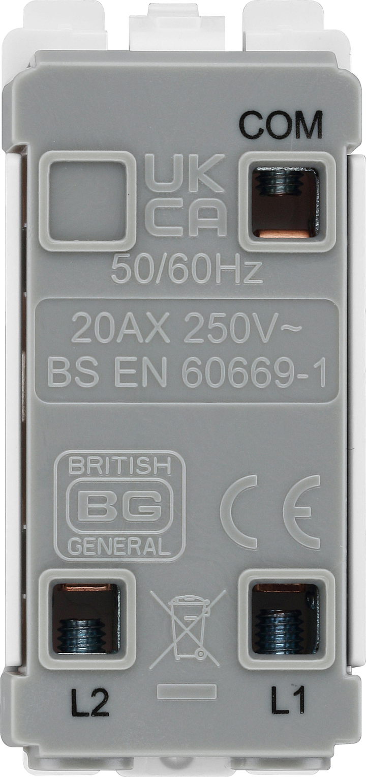 RBS12KY Back- The Grid modular range from British General allows you to build your own module configuration with a variety of combinations and finishes.