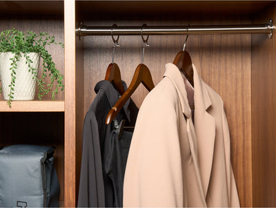 Corby Clifford Hooked Suit Hanger in Dark Wood by Corby of Windsor (Corby-27059)
