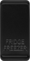 BG RRFFFB Nexus Grid Matt Black 'FRIDGE FREEZER' Grid Rocker