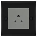 BG Nexus Metal Matt Black 2A Unswitched Socket NFB28MG
