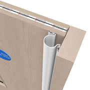 Other Door Hardware: Astro Finger Guardian Front and Rear for Centre Pivot or Butt Hinged Doors Black / Front Devices / 1950mm by Astroflame (ASTRO-AFFGUBLKF)