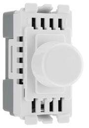 BG RDLT Nexus Grid 2-Way Intelligent Dual Mode Dimmer Module - White