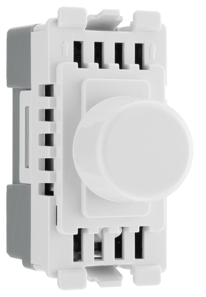 BG RDLT Nexus Grid 2-Way Intelligent Dual Mode Dimmer Module - White