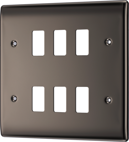 RNBN6 Front - The Grid modular range from British General allows you to build your own module configuration with a variety of combinations and finishes.