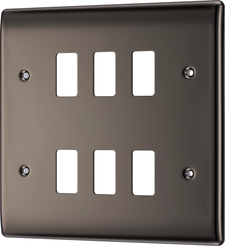 RNBN6 Front - The Grid modular range from British General allows you to build your own module configuration with a variety of combinations and finishes.