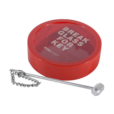Extinguishers & Equipment: Circular Break Glass Keybox Keybox Only by FireChief (Safelincs-HSKB1)