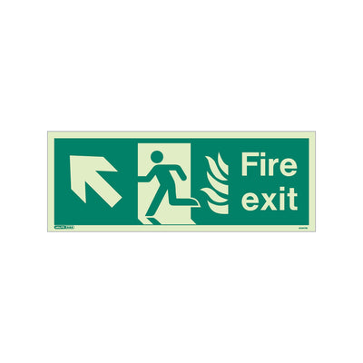 Extinguishers & Equipment: HTM 65 - NHS Estate Fire Exit Signs Size J: 200x450mm / Arrow Down by Jalite signs (SAFELINCS-JS437HTM/J)