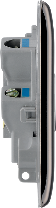 NBN54 Side - This 13A fused and unswitched connection unit from British General provides an outlet from the mains containing the fuse ideal for spur circuits and hardwired appliances.