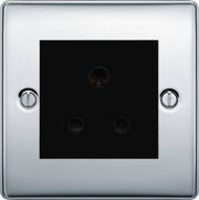 BG Nexus Metal Polished Chrome 5A Unswitched Socket NPC29B by British General (BG-NPC29B)