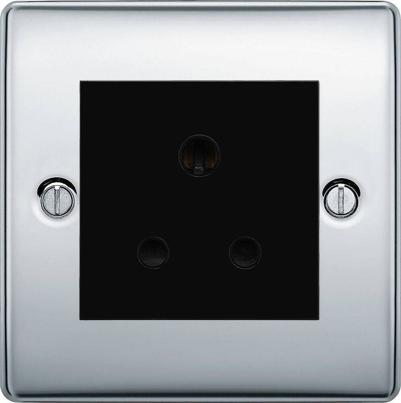BG Nexus Metal Polished Chrome 5A Unswitched Socket NPC29B