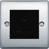 BG Nexus Metal Polished Chrome 5A Unswitched Socket NPC29B by British General (BG-NPC29B)