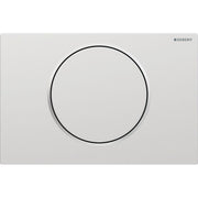 Geberit Sigma10 Round WC Single Flush Plate - Matt & Gloss Chrome - 115.758.JQ.5 by Geberit (Geberit-115.758.JQ.5)