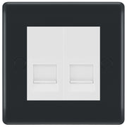 BG Part M Double IDC Master Telephone Socket - White Insert