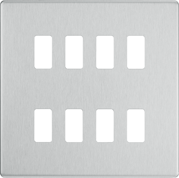 RFBS8 Front - The Grid modular range from British General allows you to build your own module configuration with a variety of combinations and finishes.