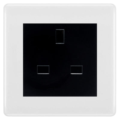 BG Nexus White Moulded 13A Unswitched Socket NWMUSSB by British General (BG-NWMUSSB)