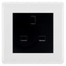 BG Nexus White Moulded 13A Unswitched Socket NWMUSSB by British General (BG-NWMUSSB)