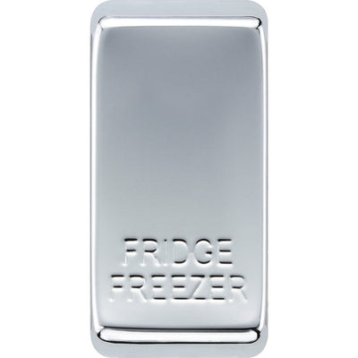BG RRFFPC Nexus Grid Polished Chrome 'FRIDGE FREEZER' Rocker
