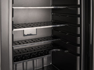 Corby Eton 40L Glass Minibar in Black with Black interior - UK Plug