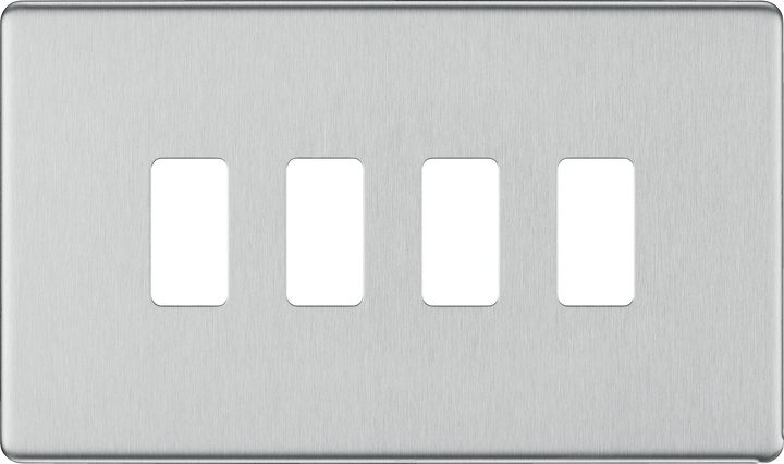 RFBS4 Front - The Grid modular range from British General allows you to build your own module configuration with a variety of combinations and finishes.