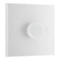 BG 981 Moulded Square Edge | White | 1 Gang 200W 2 Way Trailing Edge Dimmer Switch